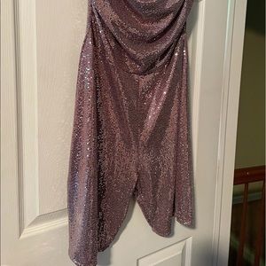 Sequined romper, lovely rosy pinkish color
